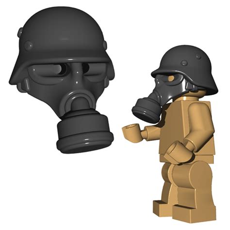 minifigure helmet german gas mask