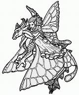 Dragons Fairies Feen Ausmalen Clipartmag Dragones Dragón Fate Ridden sketch template