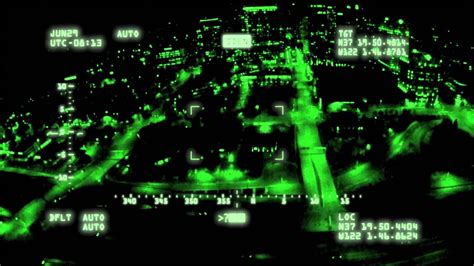 night vision police drone cam test youtube
