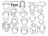 Faces Drawing Cartoon Funny Heads Face Drawings Draw Easy Kids People Easiest Doodle Secondary Cartoons Character Characters Sketch Tips Tutorial sketch template