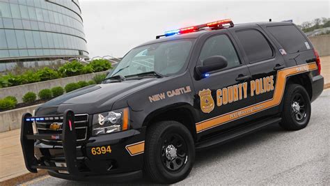 county police cars  changing color