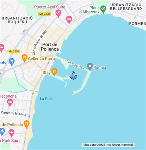 map  puerto pollensa  mallorca google  maps