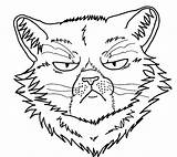 Grumpy Cat Getdrawings Drawing sketch template