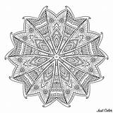 Mandala Coloring Mandalas Difficult Abstract Pages Adults Color Flowers Background Arabic Motifs Leaves Decorative Indian Adult Islam Small Very Vegetation sketch template