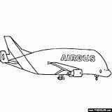 Beluga Aircraft Plane A300 sketch template