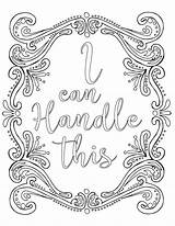 Adults Relief Calming Statements Mindful Motivating Momsandcrafters sketch template