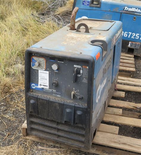 miller trailblazer  welder starts  runs  video oahu auctions