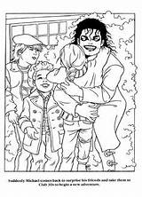 Coloring Jackson Michael Pages Book Moonwalker Books Drawings Mj Cartoon Color Adult Prince Music sketch template