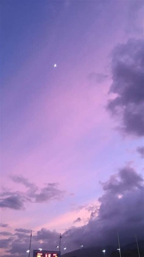 night sky twilight  moon lavender sunsets lavender