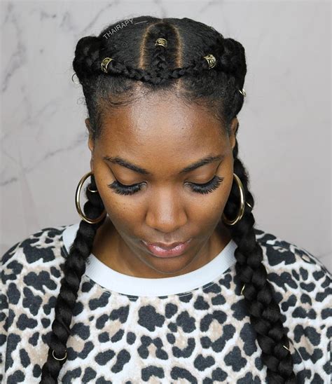 unique braids styles  women  year bnghair