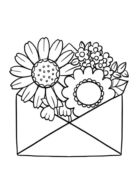 flowers images coloring pages  flower site