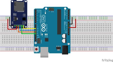interfacing arduino  micro sd card module electronics lab