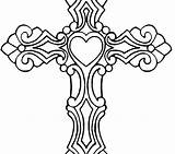 Coloring Pages Cross Cool Wings Getcolorings sketch template