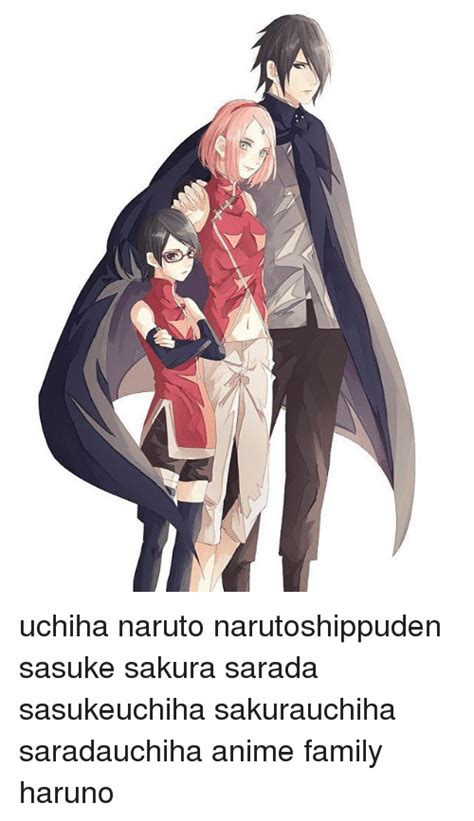 Uchiha Naruto Narutoshippuden Sasuke Sakura Sarada