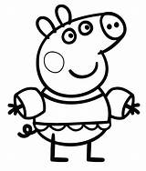 Coloring Peppa Pig Pages Print sketch template