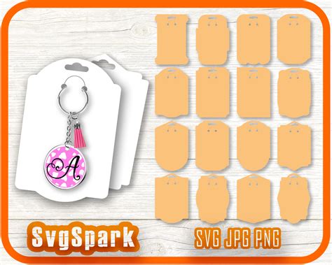 keychain display box svg    svg cut