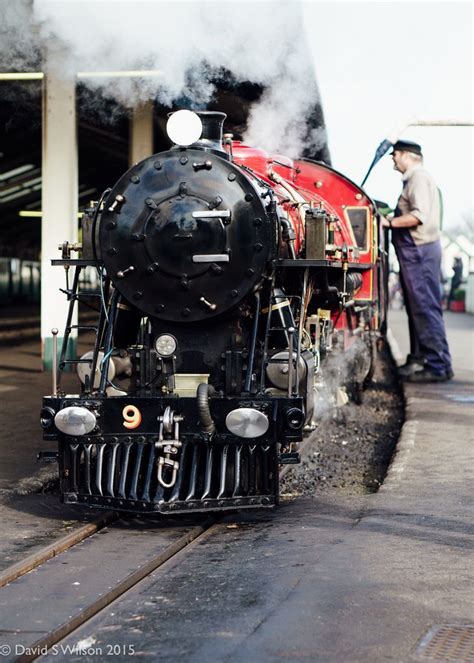 No 9 Winston Churchill Train Locomotive Steam Trains