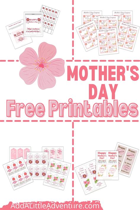 mothers day printables add   adventure