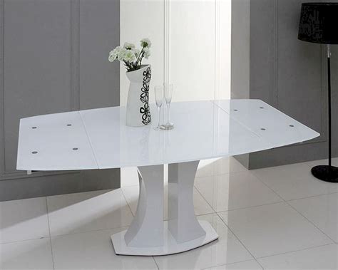 modern glass extendable dining table dxt