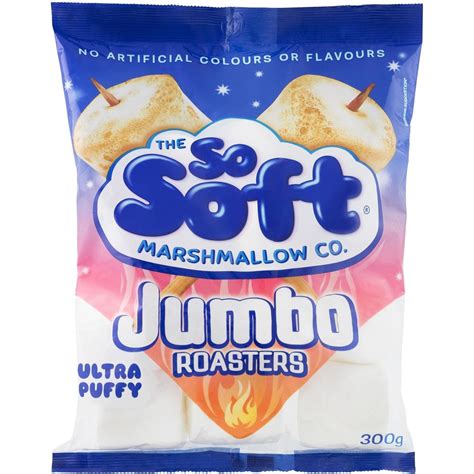 soft marshmallow  jumbo roasters  big