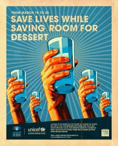 Propaganda Poster Drinking Ads Unicef Tap Project Campaign