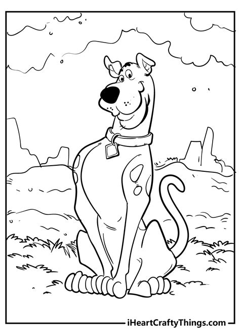 scooby doo coloring pages updated