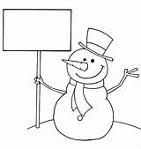 Snowman Coloring Winter Welcome Template Snow Printable Pages Break Sheet Make Over Print Book Man Hello Abc Outline Templates Cursive sketch template