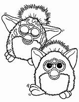 Furby Coloring Pages Furbie Kids การ ลาย เส Coloringpages1001 าร Fun Furbys Colouring Per sketch template