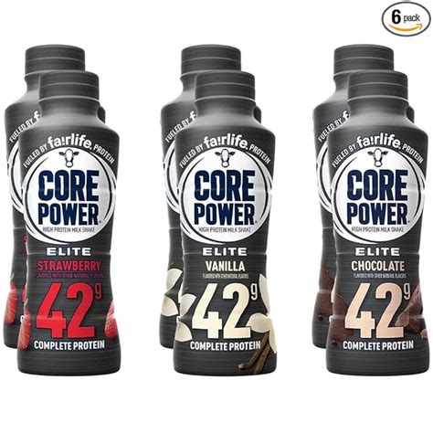 fairlife core power elite  high protein milk shakes variety pack  count walmartcom