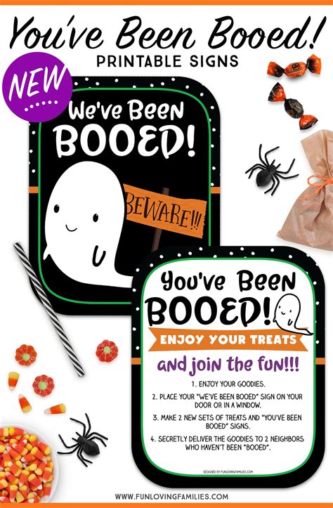 ve  booed sign printable