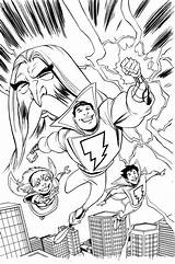Shazam Pages Norton Injustice sketch template