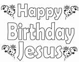 Jesus Birthday Happy Coloring Pages Printable Christmas Freecoloring Kids Sunday School Choose Board Template sketch template