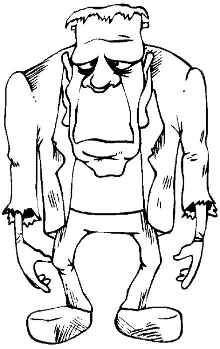 frankenstein coloring pages  coloring pages  kids moldes