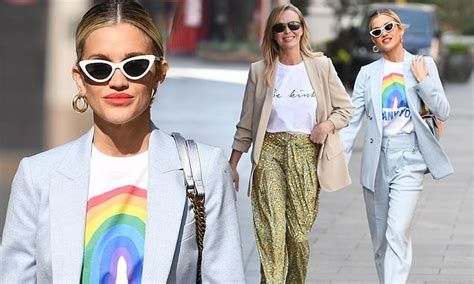 Ashley Roberts Shows Her Support For The Nhs With Charity Rainbow T