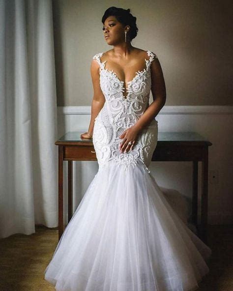 Fit And Flare Plus Size Wedding Dresses Darius Collection
