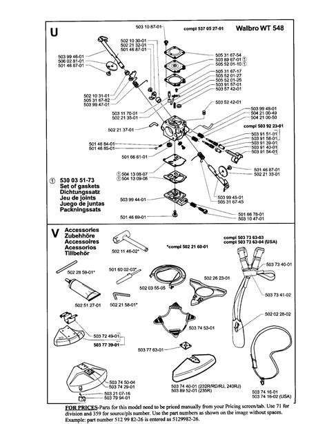 trimmer diagram parts list  model  husqvarna parts grass
