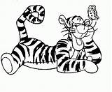 Tigger Coloring Pages sketch template
