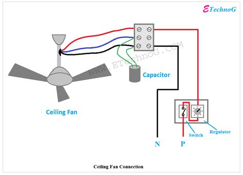 capacitor  speed fan switch wiring diagram collection