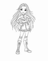 Coloring Pages Moxie Girls Girlz Girl Prince Dresses sketch template