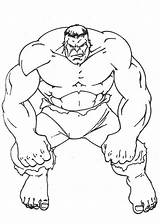 Hulk Coloring Pages Printable Kids Superhero Colorear Avengers Cartoon Para sketch template