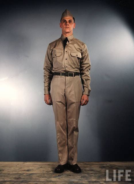 Amazing Color Photos That Show U S Army Uniforms In World War Ii