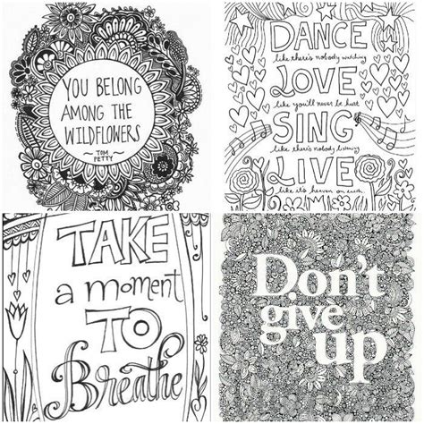 inspirational words grown  colouring pages   playroom coloring