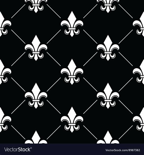 fleur de lis black background