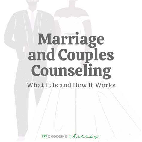 What Is Marriage And Couples Counseling