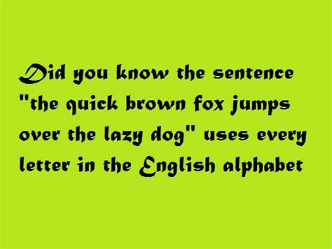 Sentence Using All Alphabets To Help And Be Helped