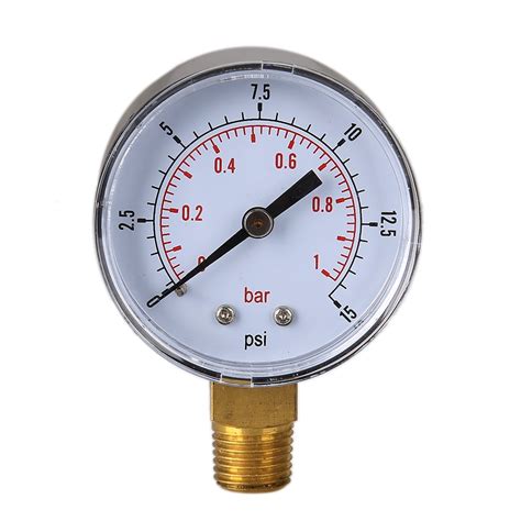 psi  manometer gas bar pressure gauge fuel air compressor meter hydraulic pressure