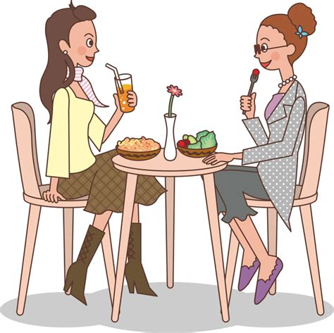 ladies  lunch openclipart