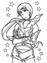 Sailor Healer Star Starlights Coloring sketch template