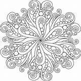 Mandala Girly Coloring Pages Smartness Pluspng sketch template