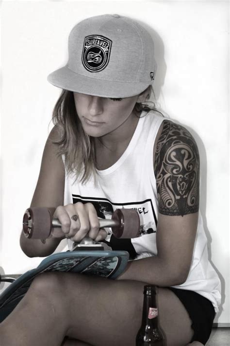 white tank and shorts with hat cap sleeve tattoos chic tattoo sleeve tattoos for women